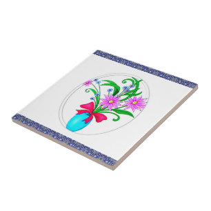 Ceramic Tile Floral