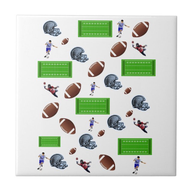 Ceramic Tile Football (Front)