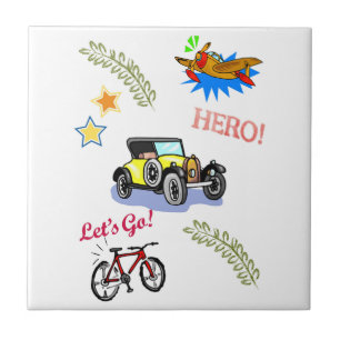 Ceramic Tile Kids Room 