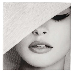 Ceramic Tile - Model Under A Hat