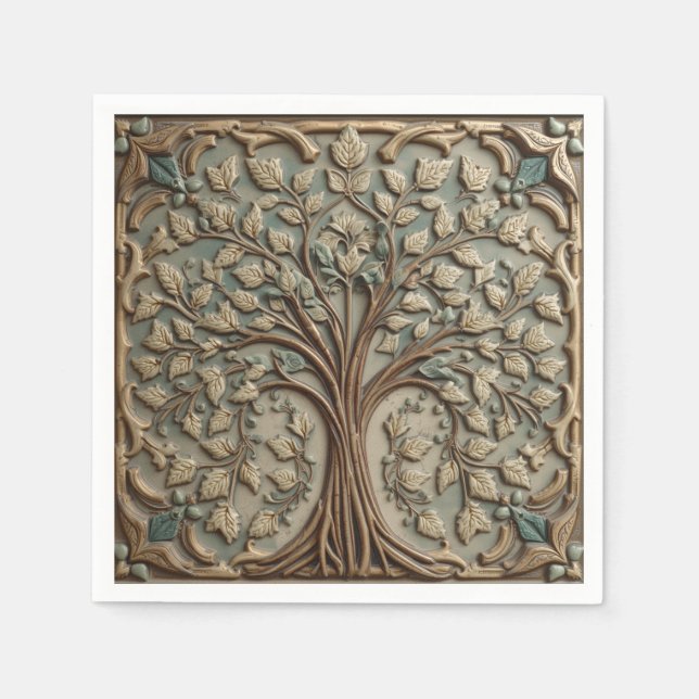 Ceramic Tile Napkin (Front)