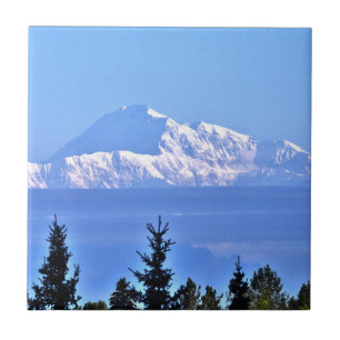 Ceramic Tile of Mt Denali