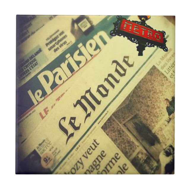 Ceramic Tile Paris France (Front)