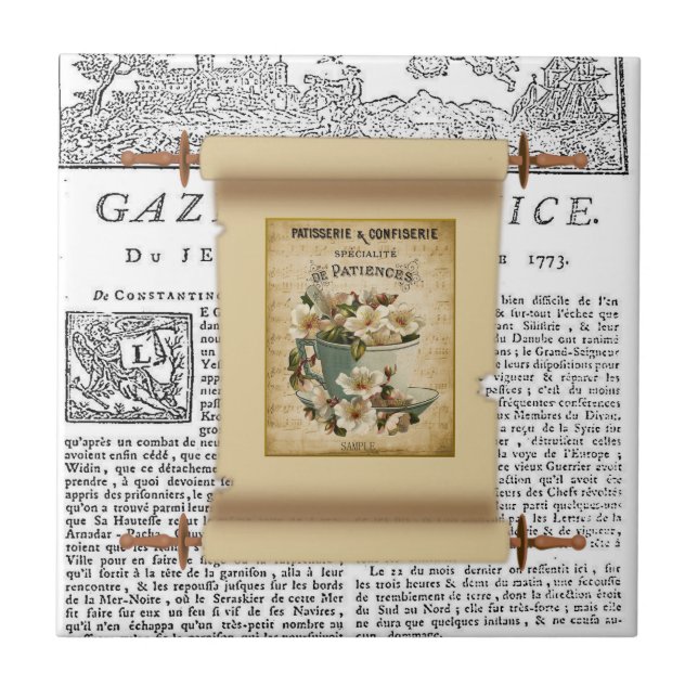 Ceramic Tile Paris France News  (Front)