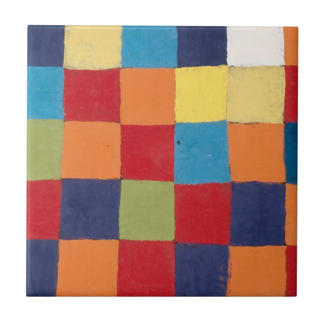 CERAMIC TILE : PAUL KLEE : COLOUR CHART (Front)