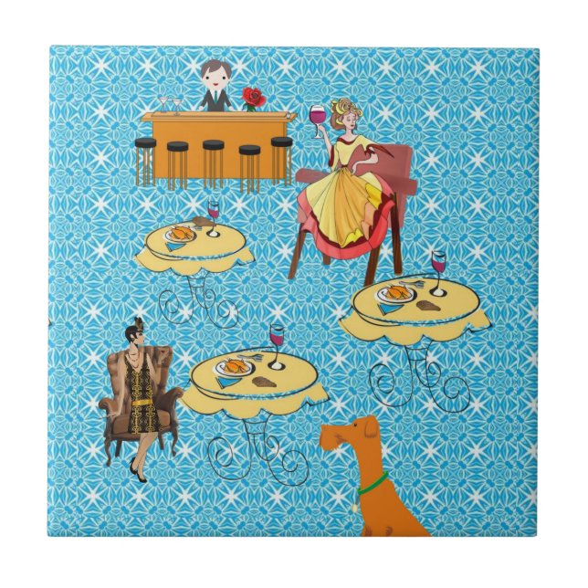 Ceramic Tile Retro (Front)