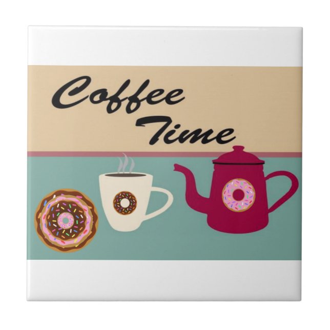 Ceramic Tile Rustic Coffee  (Front)
