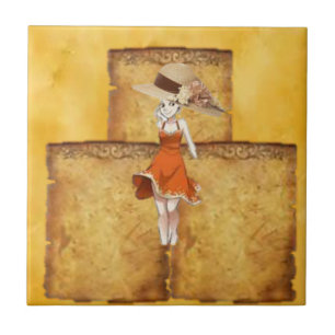 Ceramic Tile Rustic Lady