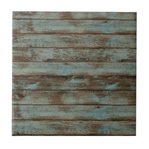 Ceramic Tile Rustic Wood Blue