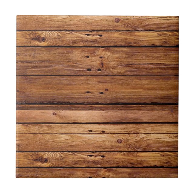 Ceramic Tile Rustic Wood Orange  (Front)