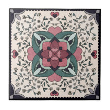 Ceramic Tile, Small (4.25" x 4.25")