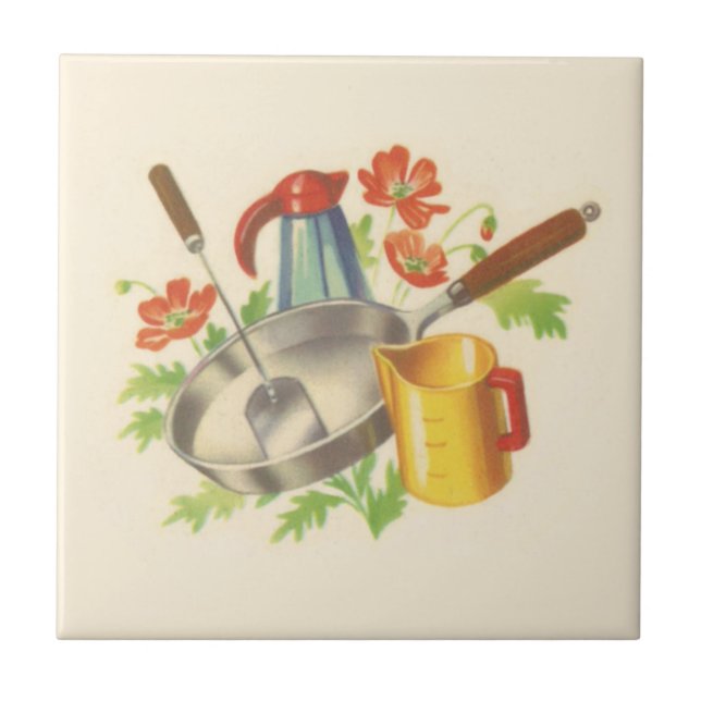 Ceramic Tile, Small- KITCHEN ARRAY "A" Tile (Front)