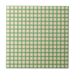 Ceramic Tile, Small- WINDOWPANE-GREEN Tile