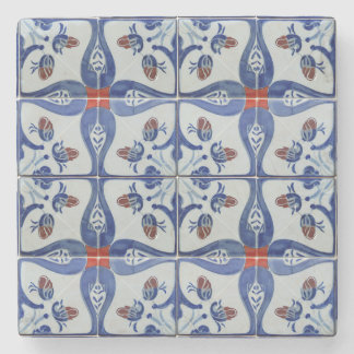 Ceramic Tile Style Pattern Stone Coaster