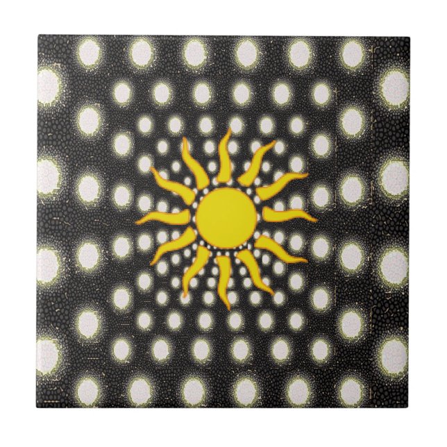 Ceramic Tile Sun (Front)