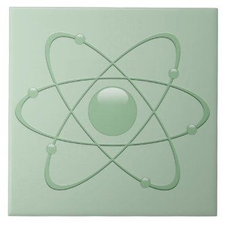 Ceramic Tile THE ATOM 1950s Retro Vintage SEAFOAM