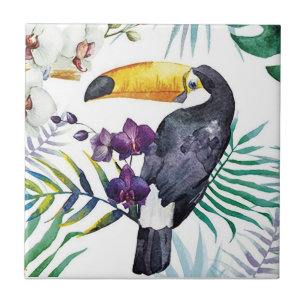 Ceramic Tile - Tropical Bird
