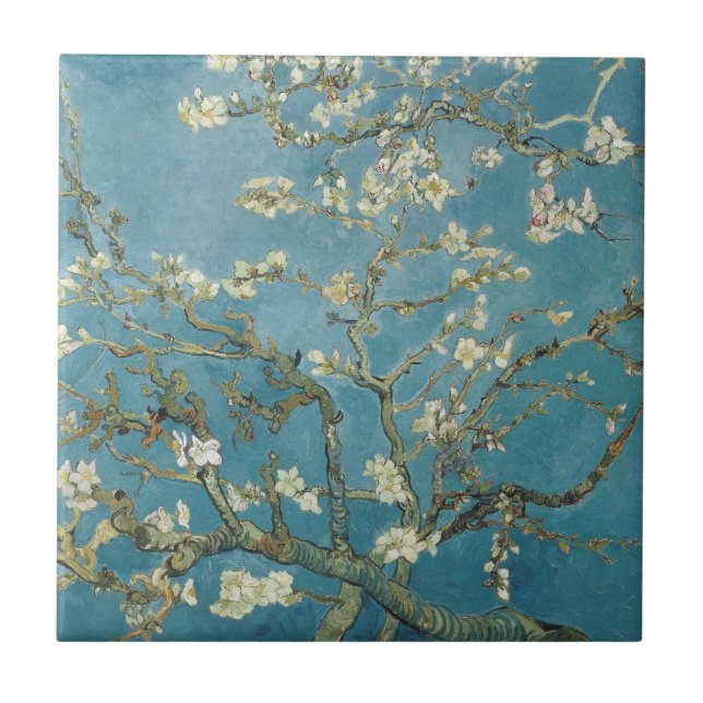 CERAMIC TILE : VAN GOGH : ALMOND BLOSSOM  (Front)