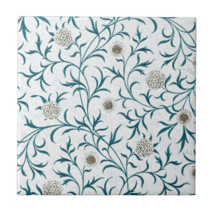 CERAMIC TILE : WILLIAM MORRIS : FLORAL DESIGN