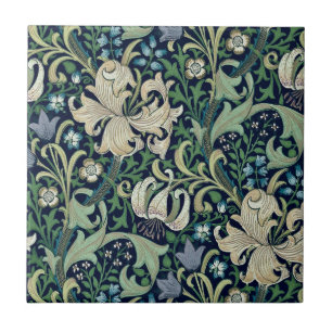 CERAMIC TILE ; WILLIAM MORRIS : HONEYSUCKLE