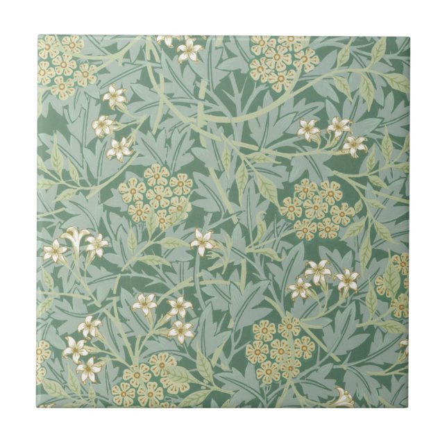 CERAMIC TILE : WILLIAM MORRIS : JASMINE (Front)