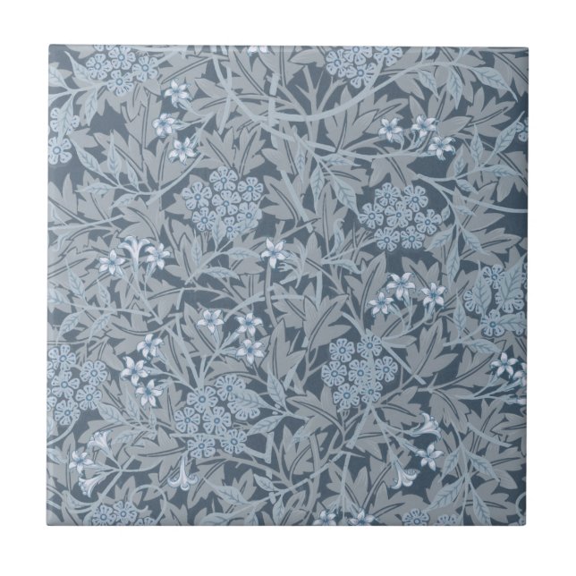 CERAMIC TILE WILLIAM MORRIS JASMINE DESIGN (Front)