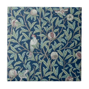 CERAMIC TILE : WILLIAM MORRIS : POMEGRANATES