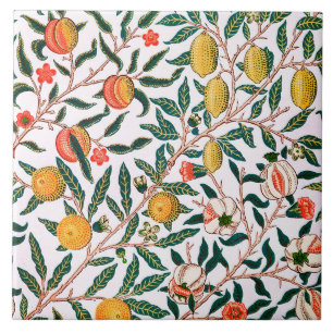 CERAMIC TILE ; WILLIAM MORRIS : POMEGRANATES