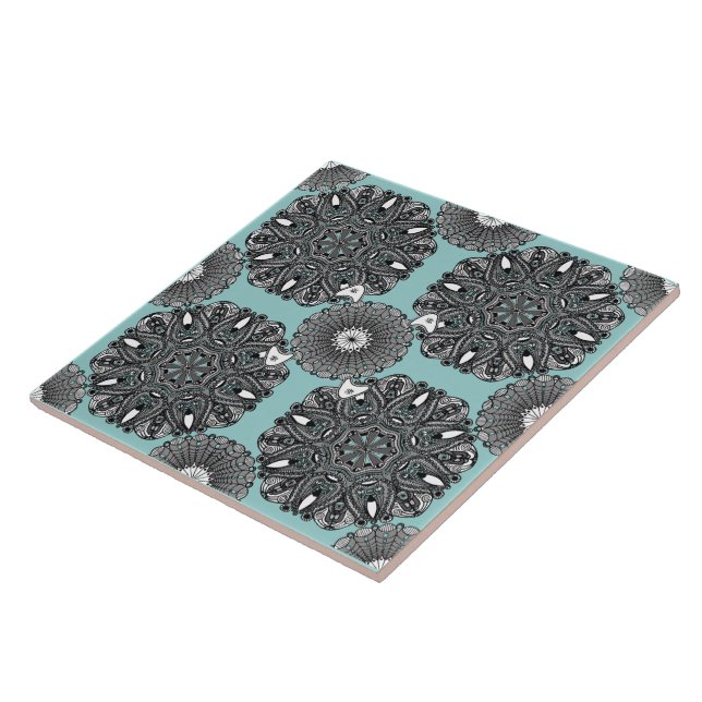 Ceramic Tile x4 "The Touch Of Infinity" (Side)