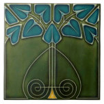 Ceramic Tiles - Art Nouveau Reproduction<br><div class="desc">Art nouveau reproduction decorative ceramic tile.
Once you have your order please leave your feedback & pic's in situ on my page you bought it from, thanks</div>