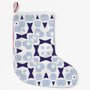 Ceramic tiles azulejo portugal. Vintage seamless Small Christmas Stocking