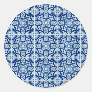 Ceramic tiles classic round sticker