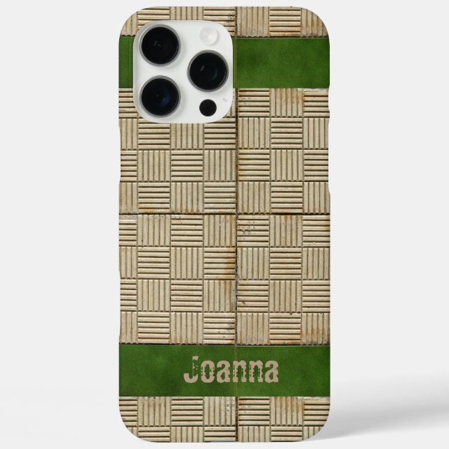 Ceramic Tiles Mediterranean Pattern any Name Case-Mate iPhone Case (Back)