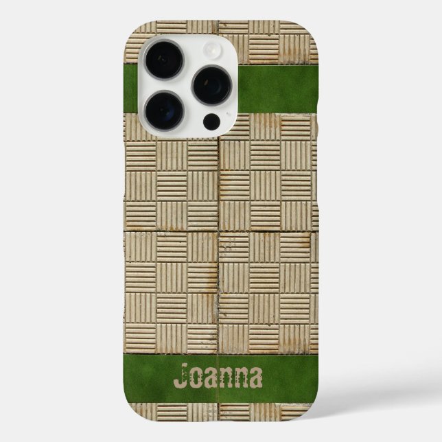Ceramic Tiles Mediterranean Pattern any Name Case-Mate iPhone Case (Back)