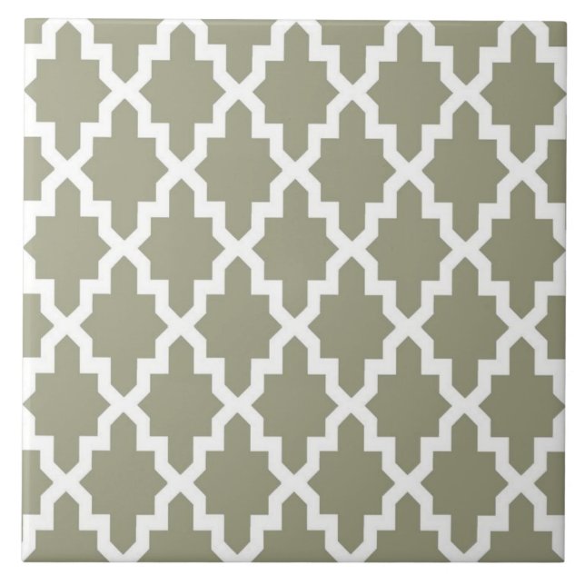 Ceramic Tiles - Moroccan Sage (Front)
