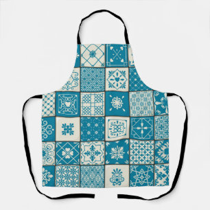 Ceramic tiles pattern apron