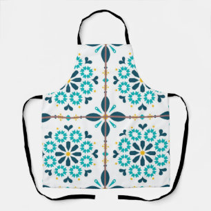 Ceramic tiles pattern apron