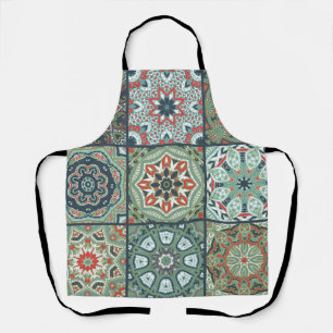 Ceramic tiles pattern apron