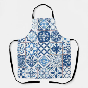 Ceramic tiles pattern apron