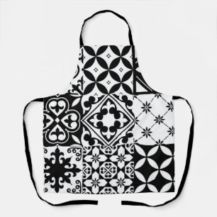 Ceramic tiles pattern apron