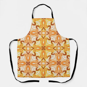 Ceramic tiles pattern apron