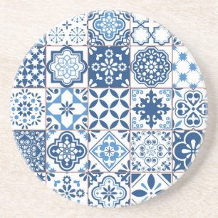 Ceramic tiles pattern coaster