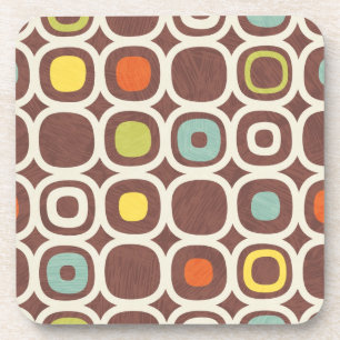 Ceramic tiles pattern coaster