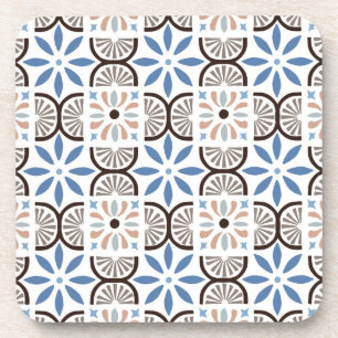 Ceramic tiles pattern coaster
