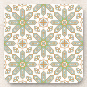Ceramic tiles pattern coaster