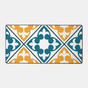 Ceramic tiles pattern desk mat