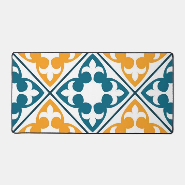 Ceramic tiles pattern desk mat (Front)