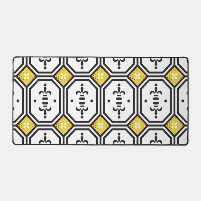 Ceramic tiles pattern desk mat (Front)