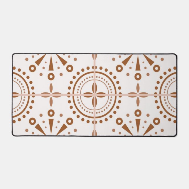 Ceramic tiles pattern desk mat (Front)