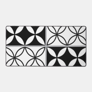 Ceramic tiles pattern desk mat